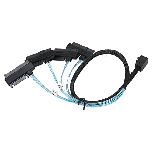 VBESTLIFE SFF 8643-zu-Kabel, 12 Gbit/s Zugfestigkeit, Reduziert Wärmeverlust, Stabiles, 1,6 Fuß SFF 8643-zu-4-SAS-Kabel für Server-Festplatte VBESTLIFE SFF 8643-zu-Kabel, 12 Gbit/s Zugfestigkeit, Reduziert Wärmeverlust, Stabiles, 1,6 Fuß SFF 8643-zu-4-SAS-Kabel für Server-Festplatte von VBESTLIFE