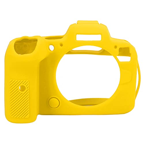 VBESTLIFE Silikon-Kameratasche, Dehnbare, Kratzfeste, Waschbare Kamera-Schutzhülle für Canon EOS R6(Gelb) von VBESTLIFE
