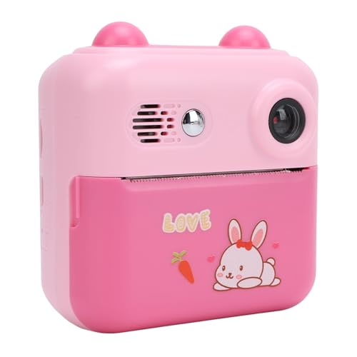 Sofortbildkamera für Kinder, Weihnachtsgeburtstagsgeschenke für Mädchen und Jungen Im Alter von 3–12 Jahren, 1080P HD 50 MP Digitale Videokameras für Kleinkinder mit (PINK) von VBESTLIFE