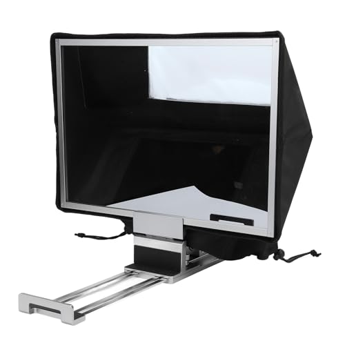 TP16 Teleprompter, 16-Zoll-Prompter-Kit, Faltbares Design, APP und Bluetooth-Fernbedienung, für DSLR-Kamera-Camcorder Smartphone Mobile TP16 Teleprompter, 16-Zoll-Prompter-Kit, Faltbares Design, APP und Bluetooth-Fernbedienung, für DSLR-Kamera-Camcorder Smartphone Mobile von VBESTLIFE
