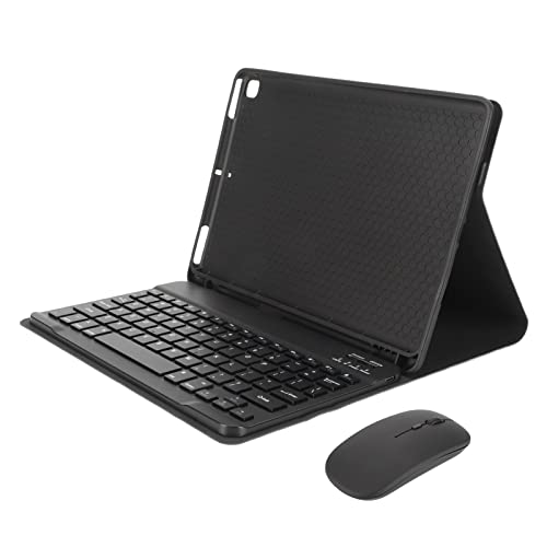 VBESTLIFE Tablet-Tastaturhülle, Kabellose Magnetische Tastatur mit Maus-Kombination, Stifthalter, für IOS Tablet Air3 10,5 Zoll, Pro 10,5 Zoll (2017), 10,2 Zoll 7 8 9 Generation Tablets (Schwarz) von VBESTLIFE