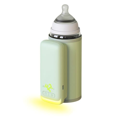 VBESTLIFE Tragbare Flaschenwärmerhülle, Leckachter Reisewärmer für Babyflaschen, mit Temperaturanzeige und Taschenlampe, 6000 -mAh -Akku VBESTLIFE Tragbare Flaschenwärmerhülle, Leckachter Reisewärmer für Babyflaschen, mit Temperaturanzeige und Taschenlampe, 6000 -mAh -Akku von VBESTLIFE