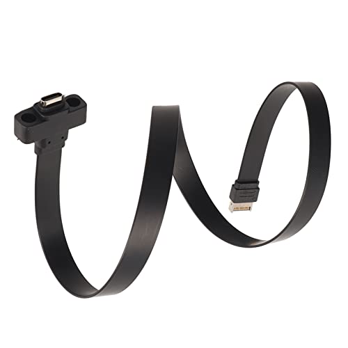 VBESTLIFE Typ-C-Frontplatten-Header-Verlängerungskabel, 10 Gbit/s, Flexibles 1,64-Fuß-Verlängerungskabel für Motherboard-Buchse, für Typ-E-Buchse von VBESTLIFE