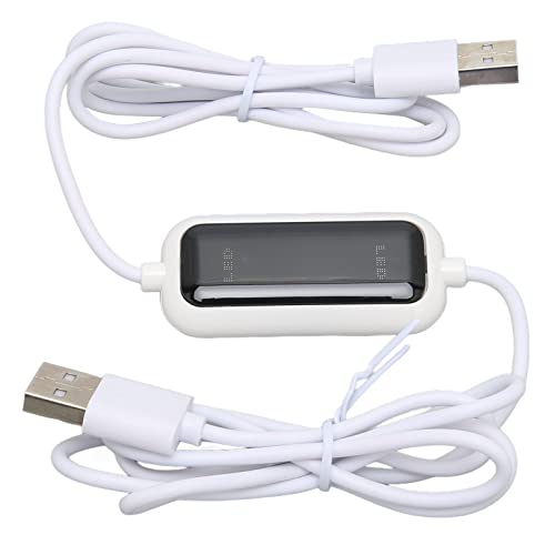 VBESTLIFE USB 2.0-Übertragungskabel, Hochgeschwindigkeits-USB-PC-zu-PC-Online-Synchronisationsverbindung, Datendatei-Übertragungsbrücke, LED-Kabel, Link Direct Copy zwischen 2 Computern von VBESTLIFE