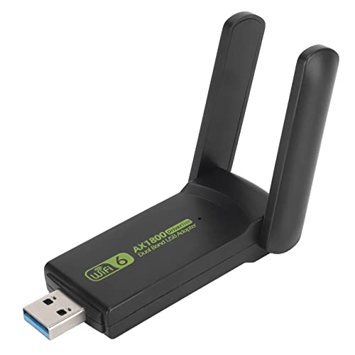 VBESTLIFE USB 3.0 Dualband-WLAN-Dongle, 1201 Mbit/s, High-Gain-Antennenadapter mit -Größe für Win 10, Win 11 von VBESTLIFE