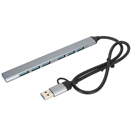 VBESTLIFE USB 3.0 Typ C Dockingstation, Computer-Hub mit Mehreren Anschlüssen, USB-Expander mit 6 USB 2.0-Anschlüssen für Win XP, Vista, Win 7, Win 8, OS X, von VBESTLIFE