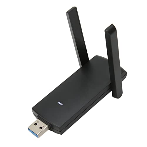 VBESTLIFE USB 3.0 WLAN-Adapter Dual Band 1300M Wireless-Netzwerkadapter mit 2 5 DBi Antennen, 5 GHz 867 Mbit/s, 2,4 GHz 400 Mbit/s, Kompatibel mit 11 10 8.1 8 7 XP von VBESTLIFE