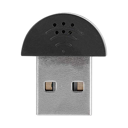 VBESTLIFE USB-Mikrofon, für Computer-PC, Studio-Sprache, Audioaufzeichnung, MIC-Adapter, 360 ° omnidirektional Omnidirektional, Kompatibilität(schwarz) von VBESTLIFE