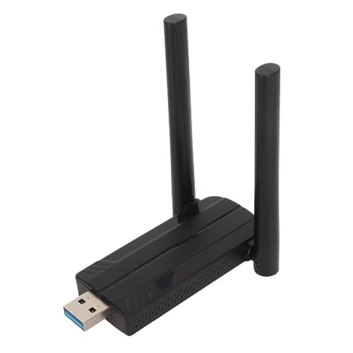 VBESTLIFE USB-WLAN-Adapter, 1800 Mbit/s Hochgeschwindigkeits-Wireless-Netzwerkkarte, Unterstützt 2,4 GHz, 5 GHz High Gain Dualband WiFi6, 802.11ax Ac a B G N, für Windows 10 11 von VBESTLIFE