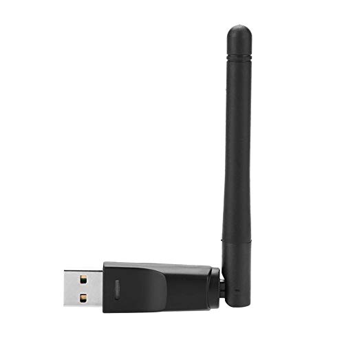 VBESTLIFE USB WiFi Adapter, 2,4 GHz 150 Mbit/s Wireless USB WiFi Adapter 64/128/152-stellige WEP-Verschlüsselung 2dBi High Gain Wireless Network Card von VBESTLIFE