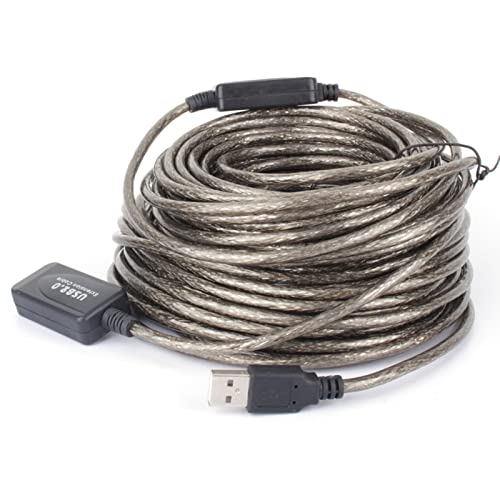 VBESTLIFE Verlängerungskabel, Integriertes USB-Kabel, 20 M, 1.1/1.0/2.0-kompatibel, kein Signalverlust, Computerzubehör von VBESTLIFE