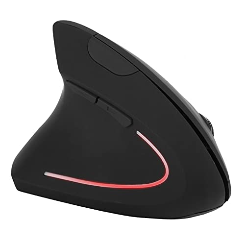 VBESTLIFE Vertikale Maus für Linkshänder, 2,4 GHz Wireless USB Ergonomische Vertikale Optische Maus für Computer, Laptop PC von VBESTLIFE