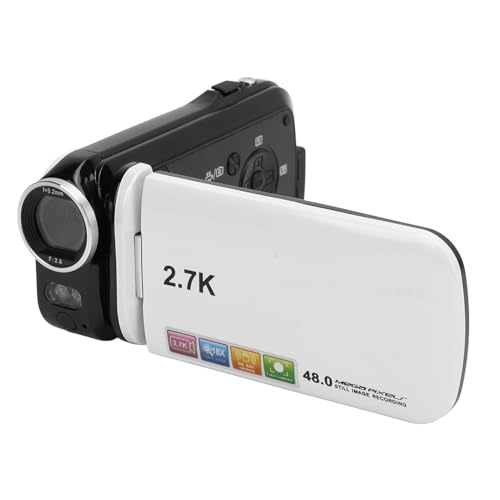 VBESTLIFE Videokamera-Camcorder, 2,7K-Camcorder 30MP 18X Digitale Videokamera für YouTube, 3-Zoll-Rotationsbildschirm-Videorecorder Vlogging-Kamera für Reisen VBESTLIFE Videokamera-Camcorder, 2,7K-Camcorder 30MP 18X Digitale Videokamera für YouTube, 3-Zoll-Rotationsbildschirm-Videorecorder Vlogging-Kamera für Reisen von VBESTLIFE