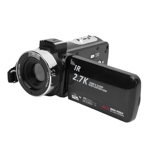 VBESTLIFE Videokamera-Camcorder, 2,7K-Camcorder 48MP 16X Digitale Videokamera für YouTube, 3-Zoll-Rotationsbildschirm Videorecorder Vlogging-Kamera für Reisen VBESTLIFE Videokamera-Camcorder, 2,7K-Camcorder 48MP 16X Digitale Videokamera für YouTube, 3-Zoll-Rotationsbildschirm Videorecorder Vlogging-Kamera für Reisen von VBESTLIFE