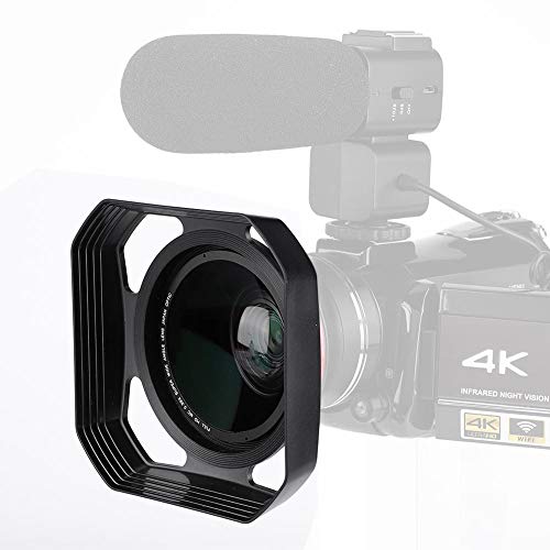 VBESTLIFE Videokamera-Camcorder-DV-Kamera-Gegenlichtblende, Professionelle, tragbare 37 mm / 72 mm-Gegenlichtblende mit unnötigem Lichtstopper Winddicht, wasserdichte Gegenlichtblende von VBESTLIFE