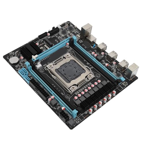 VBESTLIFE X99-Motherboard, ATX LGA2011 3 4-Kanal-DDR4-Motherboard, 24+8-Pin-7-Phasen-Stromversorgung, USB3.0, SATA3.0, M.2, Gigabit-Netzwerkkarte, für Desktop-Computerspiele von VBESTLIFE