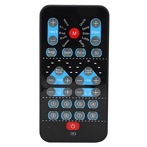 Voice Changer Disguiser, Tragbare -Gaming-Live-Soundkarte, 8 Arten von Sound Einstellbar, für Live-Voice-Change, Live-Übertragung, von VBESTLIFE