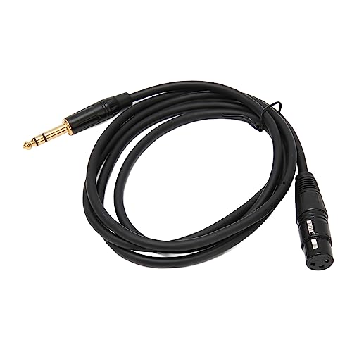 XLR-Buchse auf 1/4 Zoll 6,35 Mm TRS-Stereo-Klinkenkabel, 3-poliges XLR-Buchse auf 1/4 Zoll Symmetrisches Signalverbindungs-Patchkabel (1m) von VBESTLIFE