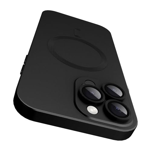 VCGFJD Magnetische Schutzhülle für iPhone 13 Pro Max mit Kameraobjektivschutz, matt-metallischer Glanz schlank weich TPU-Stoßdämpfer stoßfeste Handyhülle für iPhone 13 Pro Max, Schwarz VCGFJD Magnetische Schutzhülle für iPhone 13 Pro Max mit Kameraobjektivschutz, matt-metallischer Glanz schlank weich TPU-Stoßdämpfer stoßfeste Handyhülle für iPhone 13 Pro Max, Schwarz von VCGFJD