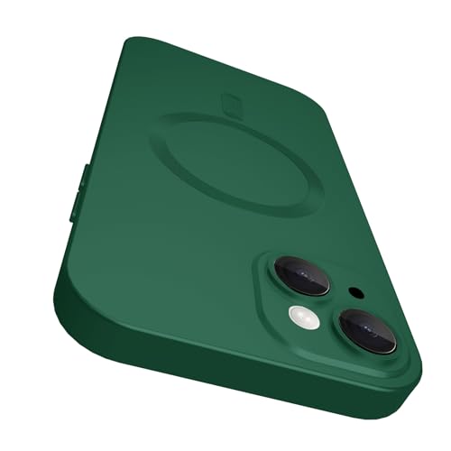 VCGFJD Magnetische Schutzhülle für iPhone 15 Plus mit Kameraobjektivschutz, matt-metallischer Glanz schlank weich TPU-Stoßdämpfer stoßfeste Handyhülle für iPhone 15 Plus, Grün VCGFJD Magnetische Schutzhülle für iPhone 15 Plus mit Kameraobjektivschutz, matt-metallischer Glanz schlank weich TPU-Stoßdämpfer stoßfeste Handyhülle für iPhone 15 Plus, Grün von VCGFJD