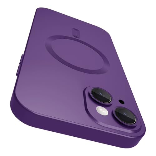 VCGFJD Magnetische Schutzhülle für iPhone 15 Plus mit Kameraobjektivschutz, matt-metallischer Glanz schlank weich TPU-Stoßdämpfer stoßfeste Handyhülle für iPhone 15 Plus, lila VCGFJD Magnetische Schutzhülle für iPhone 15 Plus mit Kameraobjektivschutz, matt-metallischer Glanz schlank weich TPU-Stoßdämpfer stoßfeste Handyhülle für iPhone 15 Plus, lila von VCGFJD