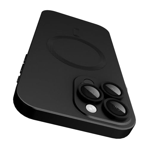 VCGFJD Magnetische Schutzhülle für iPhone 15 Pro Max mit Kameraobjektivschutz, matt-metallischer Glanz schlank weich TPU-Stoßdämpfer stoßfeste Handyhülle für iPhone 15 Pro Max, Schwarz VCGFJD Magnetische Schutzhülle für iPhone 15 Pro Max mit Kameraobjektivschutz, matt-metallischer Glanz schlank weich TPU-Stoßdämpfer stoßfeste Handyhülle für iPhone 15 Pro Max, Schwarz von VCGFJD