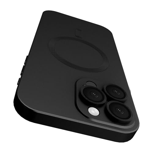 VCGFJD Magnetische Schutzhülle für iPhone 16 Pro Max mit, matt-metallischer Glanz schlank weich TPU-Stoßdämpfer stoßfeste Handyhülle für iPhone 16 Pro Max, Schwarz VCGFJD Magnetische Schutzhülle für iPhone 16 Pro Max mit, matt-metallischer Glanz schlank weich TPU-Stoßdämpfer stoßfeste Handyhülle für iPhone 16 Pro Max, Schwarz von VCGFJD