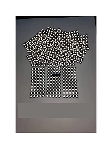 3D-Scan-Marker, 1000-Punkt-3D-Scanner Photogrammetrie Hochreflektierender Markierungspunkt Markierungspunkt 3D-Scanner-Zielpunkt für 3D-Scanning(1000 point) von VCHICS