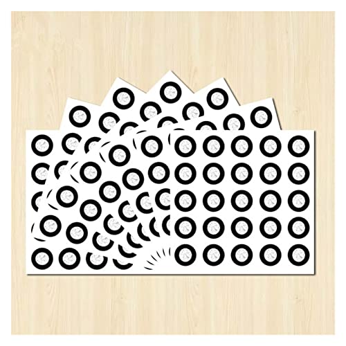 3D-Scan-Marker, 3D-Scan Markierungspunkte 8 mm 16 mm und 10 mm 20 mm Messpunkte Identifizierungsetikett Positionierungsziele für 3D-Scanning(10mm*20mm) von VCHICS