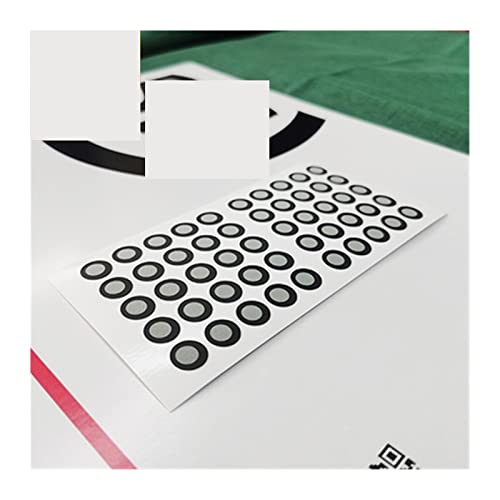 3D-Scan-Marker, Tragbarer 3D-Scanner Magnetischer 3D-Markierungspunkt Aufkleberpunkt Reflektierender Punkt Markierungspunkt Zielpunkt Positionierungspunkt für 3D-Scanning(Type-1) von VCHICS