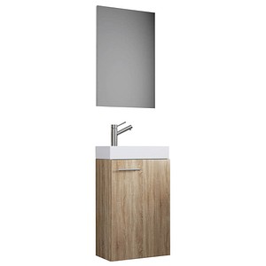 VCM my bath Badmöbel-Set Slito 914135 sonoma-eiche 41,0 x 22,0 x 130,0 cm von VCM my bath