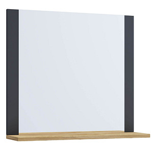 VCM my bath Spiegel VCB 10 916699 honig-eiche, anthrazit 60,0 x 17,0 x 55,0 cm von VCM my bath