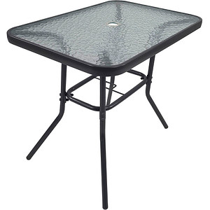 VCM my garden Gartentisch anthrazit rechteckig 80,0 x 55,0 x 70,0 cm von VCM my garden