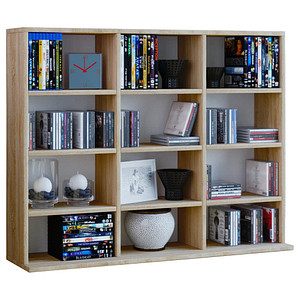 VCM my home Bücherregal Megosa Mini sonoma-eiche 102,0 x 23,0 x 83,0 cm von VCM my home