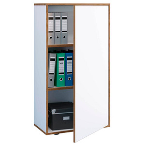 VCM my office Aktenschrank Salia, 920726 weiß, honig-eiche 2 Fachböden 60,0 x 32,0 x 109,7 cm von VCM my office