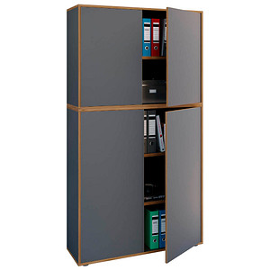 VCM my office Aktenschrank Salia, 920804 anthrazit, honig-eiche 4 Fachböden 100,0 x 32,0 x 182,7 cm VCM my office Aktenschrank Salia, 920804 anthrazit, honig-eiche 4 Fachböden 100,0 x 32,0 x 182,7 cm von VCM my office