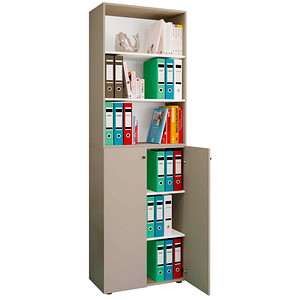 VCM my office Regalschrank 2XL Lona, 919151 grau 70,2 x 39,0 x 220,0 cm von VCM my office