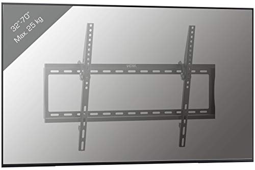 VCM Universal TV Halterung | VESA Wandhalterung | Halter Fernsehhalter flach neigbar | Belastbarkeit bis zu 25kg - B-FN600 schwarz VCM Universal TV Halterung | VESA Wandhalterung | Halter Fernsehhalter flach neigbar | Belastbarkeit bis zu 25kg - B-FN600 schwarz von VCM