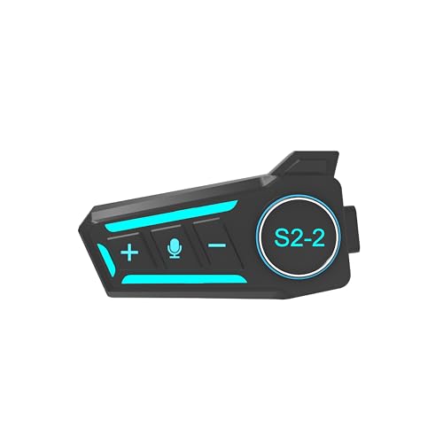 Motorrad Bluetooth Headset S2_2,Motorrad Headset mit Gegensprechanlage,Helm Kommunikationssystem für 2 Personen 300m,Helm Kopfhörer,IPX6 Wasserdichte für Lautsprecher,Freisprechen,Musikanrufsteuerung Motorrad Bluetooth Headset S2_2,Motorrad Headset mit Gegensprechanlage,Helm Kommunikationssystem für 2 Personen 300m,Helm Kopfhörer,IPX6 Wasserdichte für Lautsprecher,Freisprechen,Musikanrufsteuerung von VCOROS