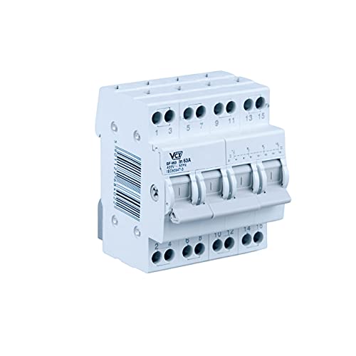 VCX - Modular Switch Network-Generator 1-0-2 - Steuerschalter - Stromquellenschalter - SF463-4P - 63A - 400V - Stromkreissteuerung - IP20 von VCX