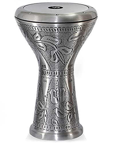 VD Vatan Profi Solo Darbuka, 3028, Grau Antik, 44,5 cm. von VD Vatan