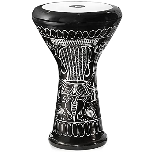 VD Vatan Profi Solo Darbuka Handgraviert 3029-S Schwarz 44,5 cm. von VD Vatan