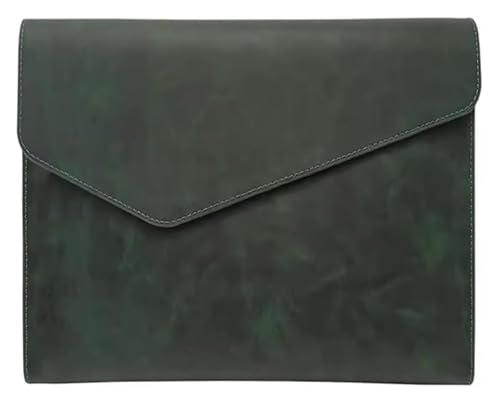 Lederumschlag Dokumententasche, PU-Leder A4 Dokumentenhalter Umschlag Datei Ordner Tasche Multicolor 33x23x2,5cm(Colour 1) von VDCVADKYE