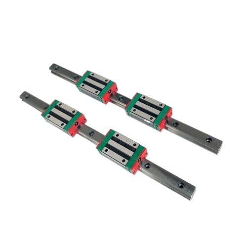 Miniatur-Lineargleitschiene， 2 Stück HGR15 Quadratische Linearführungsschiene 200 mm-1000 mm Linearführung + 4 Stück HGH15CA Schmaler Gleitblock(450mm) von VDCVADKYE