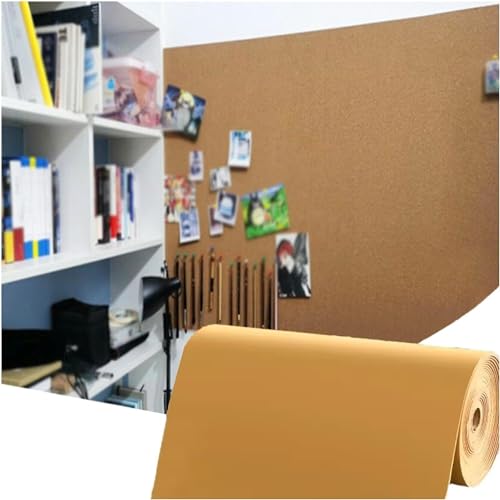 Pinnwand aus Kork, Kork-Pinnwand, braune Korktafelrolle(1.22x3.28m(8MM)) von VDCVADKYE