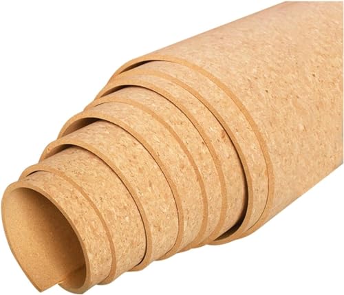 Pinnwand aus Kork, Kork-Pinnwand, zuschneidbares, rahmenloses Bulletinbrett(1.22x2.46m(10MM)) von VDCVADKYE
