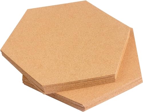 Pinnwand aus Kork, Selbstklebende Korkplatte auf Rolle(5pcs) von VDCVADKYE