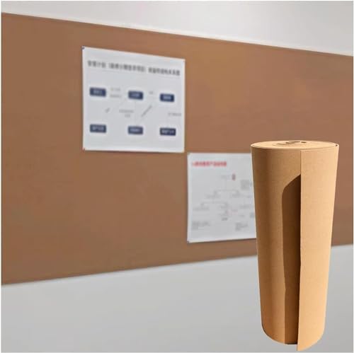 Pinnwand aus Kork, Selbstklebende Korkplattenrolle, gepolsterte Hintergrundwandaufkleber, Korkplatten(1.22x6.56m(6MM)) von VDCVADKYE