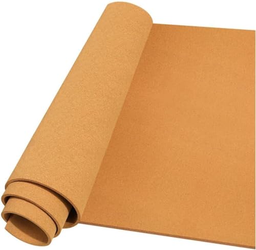 Pinnwand aus Kork, Selbstklebende Korktafelrolle, Pinnwand, braune Wand, rahmenlose Korkfliesen(122 x 820 cm) von VDCVADKYE