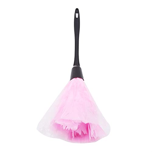 VDLLQYN, Mehrfarbiger Staubwedel mit schwarzem Kunststoffgriff | Antistatische Staubbürste for die Reinigung von Haus, Computer und Fenstern | Royal Duster Set ，Staubsammler(Pink) von VDLLQYN